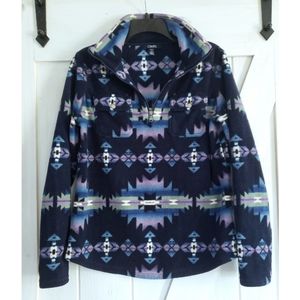 Chaps Women's Aztec Fleece 1/4 Zip Pullover
